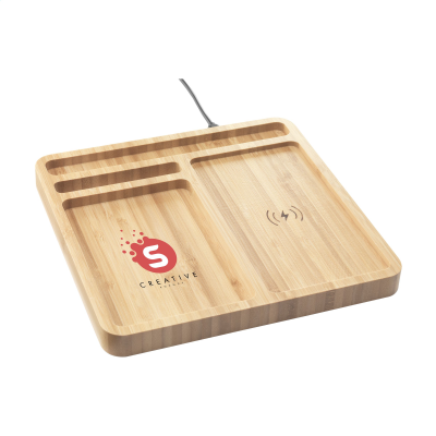 BAMBOO ORGANIZER CHARGER in Bamboo