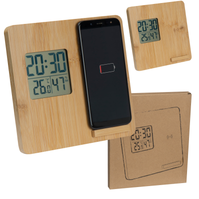 BAMBOO WEATHER STATION in Beige