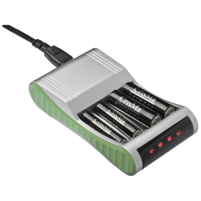 BATTERY CHARGER THUNDER BAY in Silver Grey 