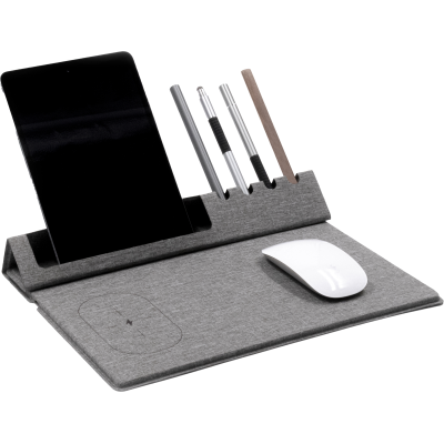 BRANDCHARGER RPET CORDLESS CHARGER in Grey