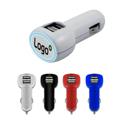 CAR CHARGER with Double Charger Ports & Fused Protection