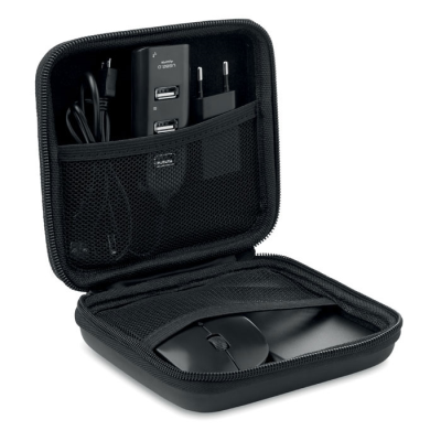 COMPUTER ACCESSORIES POUCH in Black
