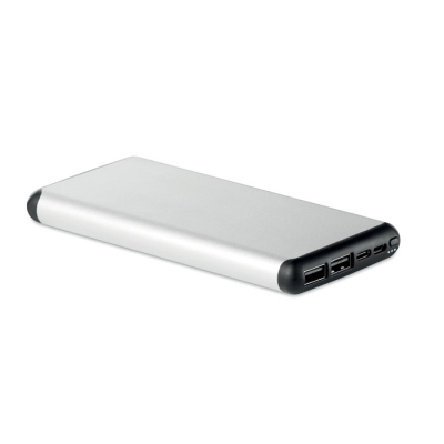 CORDLESS 10000 MAH POWER BANK in Silver