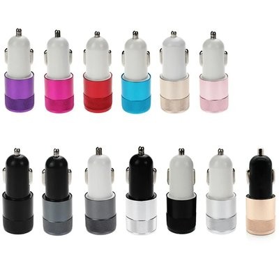 DUAL PORT USB CAR CHARGER TO CHARGE MULTIPLE DEVICES - PROMOTIONAL CORPORATE GIFT