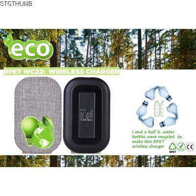 ECO RPET CORDLESS CHARGER