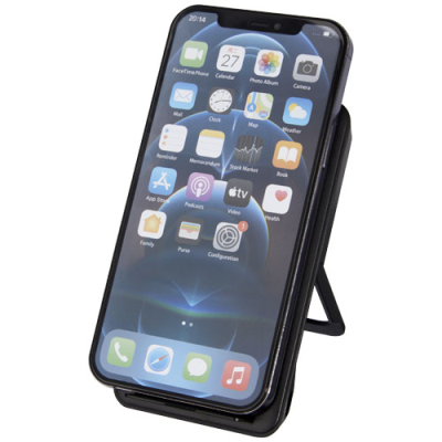LOOP 10W RECYCLED PLASTIC CORDLESS CHARGER PAD with Phone Stand