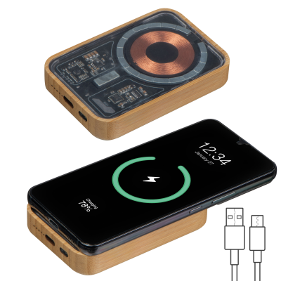 MAGSAFE, POWER BANK, 5,000 MAH in Beige