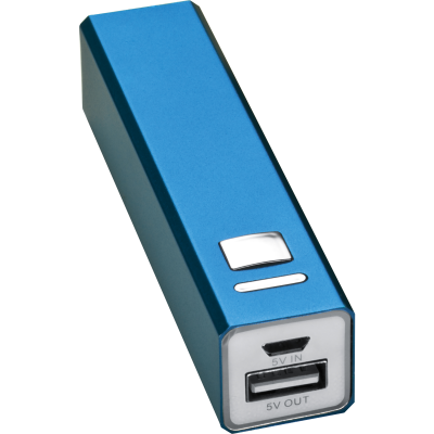 METAL POWER BANK PORT HOPE in Blue 