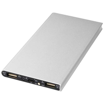 PLATE 8000 MAH ALUMINIUM METAL POWER BANK