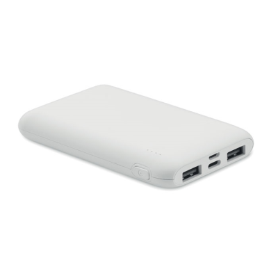 POWER BANK 5000 MAH in White