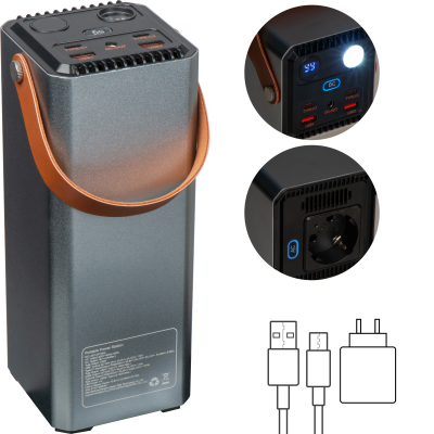 POWERBANK 39,000 MAH in Anthracite Grey