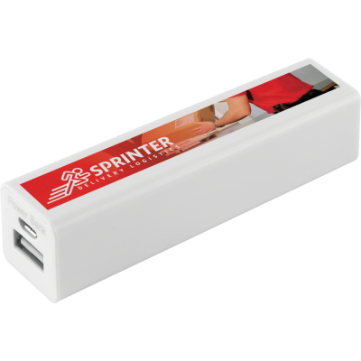 PULSAR POWER BANK CHARGER WHITE