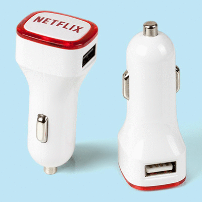 RAINBOW USB CAR CHARGER