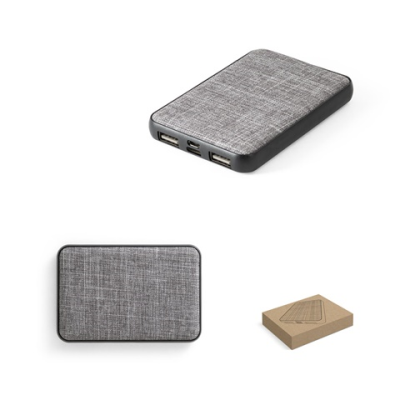 RENEWAL BATTERY POWER BANK 5000 MAH in Recycled Pet