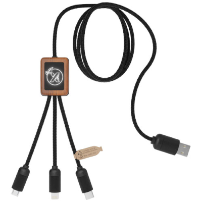 SCX,DESIGN C29 3-IN-1 BAMBOO CABLE