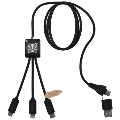 SCX,DESIGN C45 5-IN-1 RPET CHARGER CABLE with Data Transfer
