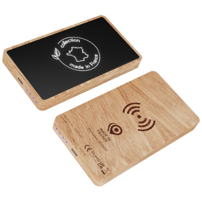 SCX,DESIGN P34 5000 MAH WOOD CORDLESS POWER BANK 
