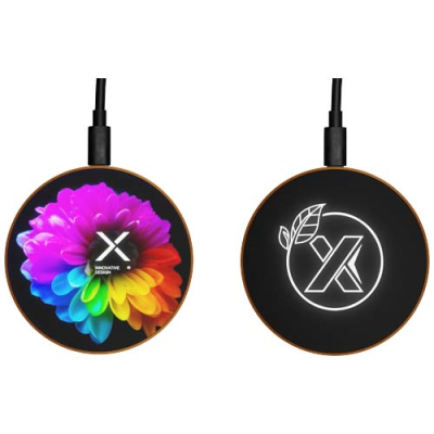 SCX,DESIGN W13 10W WOOD CORDLESS CHARGER STATION