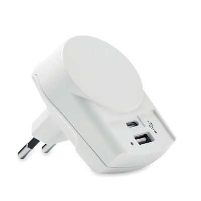 SKROSS EURO USB CHARGER (AC) in White