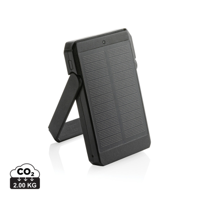 SKYWAVE RCS RPLASTIC SOLAR POWERBANK 5000 MAH 10W CORDLESS in Black