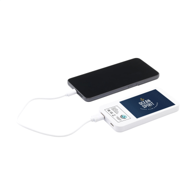SOLAR POWERBANK 4000 POWER CHARGER in White