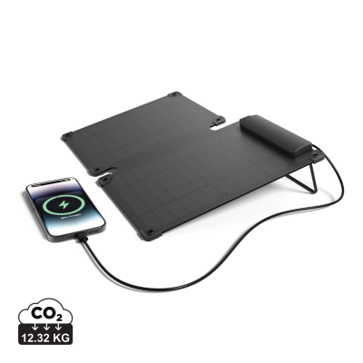 SOLARPULSE RPLASTIC PORTABLE SOLAR PANEL 10W in Black