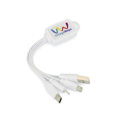 TUCKER 3-IN-1 CHARGER in White