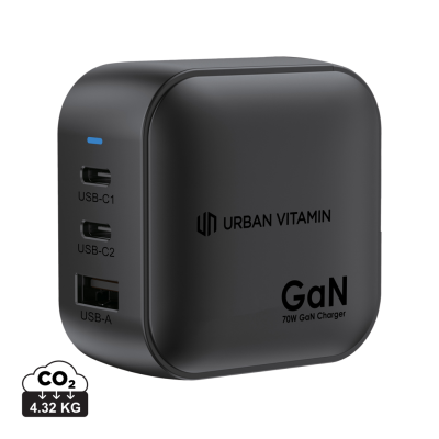 URBAN VITAMIN FATHER CHRISTMAS SANTA CRUZ RCS RPLASTC 70W GAN CHARGER in Black
