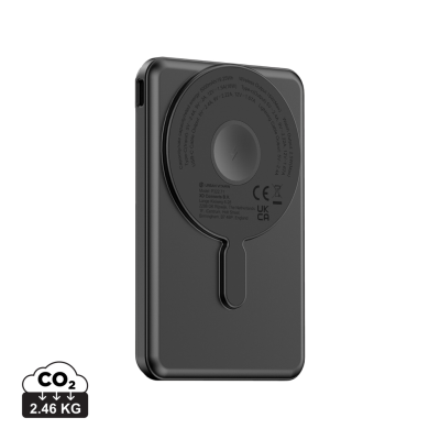 URBAN VITAMIN REDWOOD 5IN1 5000MAH 20W PD MAGNETIC POWERBANK in Black