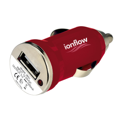 USB CARCHARGER PLUG in Red
