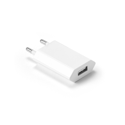 WOESE POWER ADAPTER USB-A 5W MADE FROM RECYCLED ABS in White