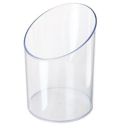 ACRYLIC ROUND COLLECTORS BOX in Clear Transparent