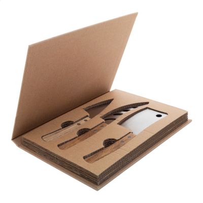 CHEESE KNIFE SET in Natural