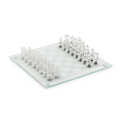 GLASS CHESS SET BOARD GAME