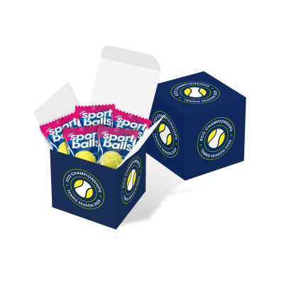 TENNIS SEASON - ECO MAXI CUBE - TENNIS GUM BALLS - X5