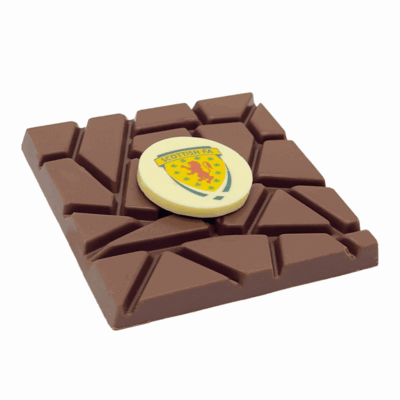 100G SQUARE CHOCOLATE BAR with Edible Branding - PROMOTIONAL CORPORATE GIFT