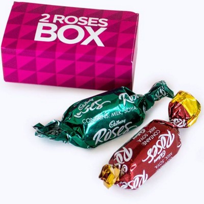 2 ROSES CHOCOLATE BOX