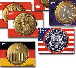 CHOCOLATE COIN CARD