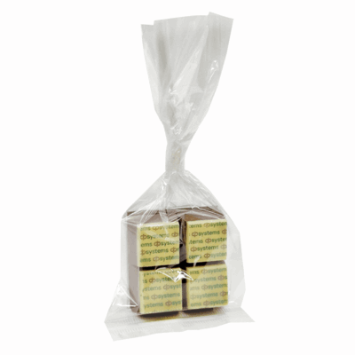 CHOCOLATE SQUARE MINI PACKS (EDIBLE BRANDING)