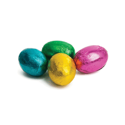 EASTER MILK CHOCOLATE FOILED MINI-EGGS