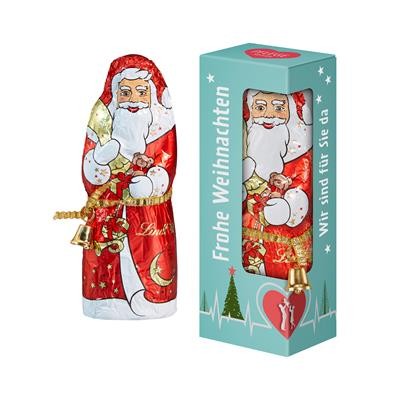LINDT & SPRÜNGLI FATHER CHRISTMAS FATHER CHRISTMAS SANTA in Promotional Cardboard Card Box