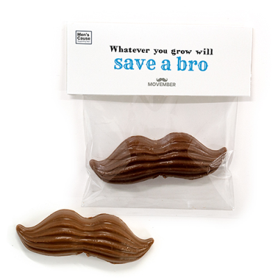 MOUSTACHE CHOCOLATE HEADER BAG