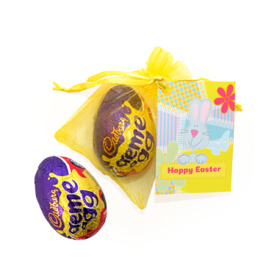 ORGANZA BAG - CREME EGG, EASTER EGG
