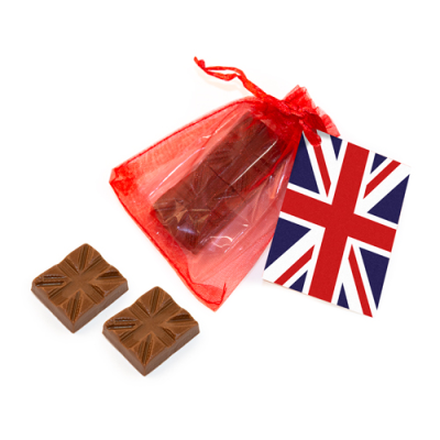 ORGANZA BAG - UNION JACK FLAGS, V-E DAY