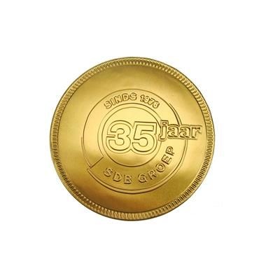 PERSONALISED 125MM BELGIAN CHOCOLATE MOULDED MEDALLION