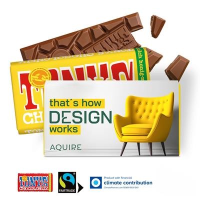 PERSONALISED 90G TONY CHOCOLONELY BAR