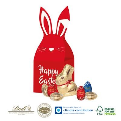 PERSONALISED LINDT BUNNY RABBIT EARS BOX