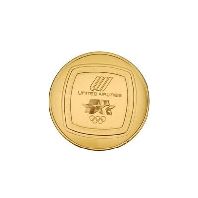 PERSONALISED MEDIUM SIZE 75MM BELGIAN CHOCOLATE MOULDED COIN