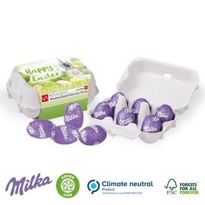 PERSONALISED MILKA 6 MINI EGG CARTON