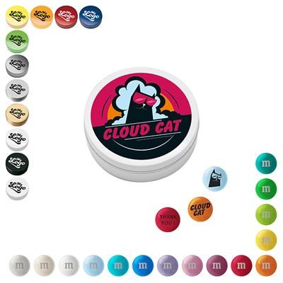 PERSONALISED M&MS® CHOCOLATE CANDIES in Metal Tin
